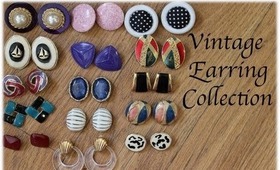 Vintage Earring Collection | Thrift Finds