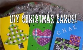 DIY Christmas Cards for Under $1 each