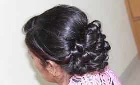 Indian/Pakistani Bridal Updo For Medium to Long Hair