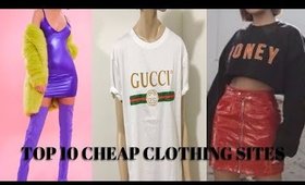 TOP 10 PLACES TO SHOP ONLINE #CuteCheapClothes