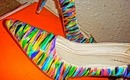 DIY Multi Colored shoes