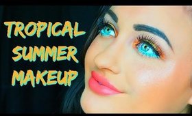 Tropical Summer Makeup Tutorial | Rosa Klochkov