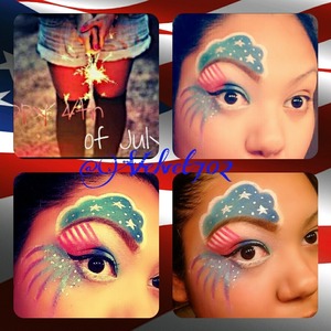 Created a 4th of July look :) 