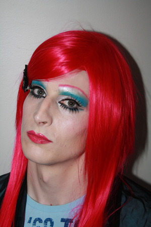 My husband in drag. :D