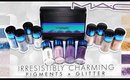 Review & Swatches: MAC Irresistibly Charming Collection | Pigments + Glitter Sets!