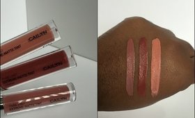 Cailyn Cosmetics "Sexy Nude Trio" Lip Swatches