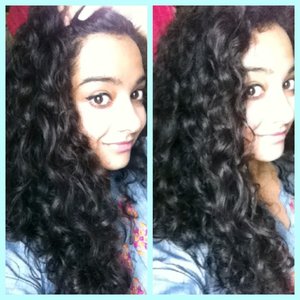 My all natural curls. No products used. I absolutely love them <3