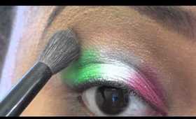 Jersey Shore/ Italian Flag Makeup Tutorial