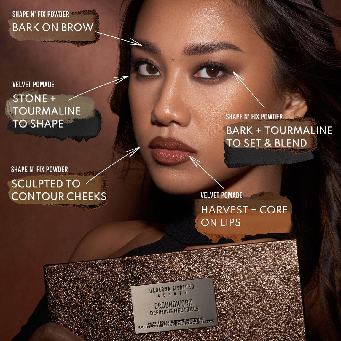 Danessa Myricks Beauty Groundwork Defining Neutrals Palette