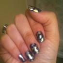 Electric Camouflage Nails