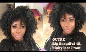 OUTRE BIG & BEAUTIFUL 4A KINKY LACE FRONT |LOVE IT OR LEAVE IT?|survivingbeauty2