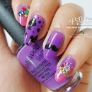 Purple nail polish 