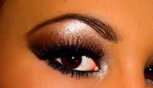 Kim Kardashian inspired smokey eyee