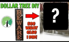 3 DOLLAR TREE DIYS! YOU WONT BELIEVE WHAT I MADE! OCTOBER 4, 2018