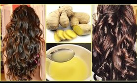 HOMEMADE GINGER HAIR OIL FOR GROWTH, LONG THICK HAIR, HEALTHY, SHINY HAIR, SMOOTH HAIR & HAIR LOSS!