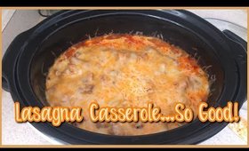 Crockpot Lasagna Casserole