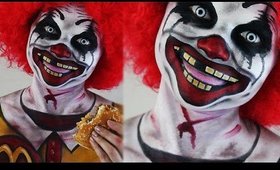 RONALD McDONALD Creepy Clown Halloween Makeup & Face Paint Tutorial | ♡ TheFauxChanel