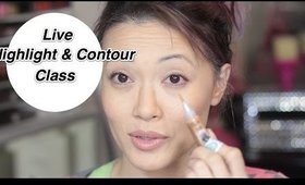 How To Highlight & Contour for the Holidays- FREE GOOGLE HANGOUT