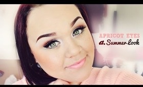 Apricot eyes ✿ A sweet summer look