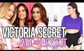 Trying Victoria's Secret Models DIET & WORKOUT !!