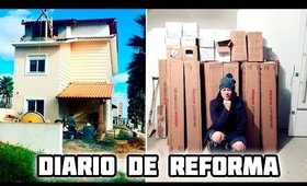 DIÁRIO DE REFORMA #4 Nova Área e chegada dos REVESTIMENTOS!