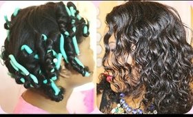 Twisted Flexi Rod Hair Tutorial