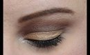 BROWN SMOKEY EYE LOOK WITH A CUT CREASE