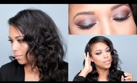 VALENTINE'S DAY GLAM | HOLLYWOOD INSPIRED HAIR & MAKEUP | NaturallyCurlyQ