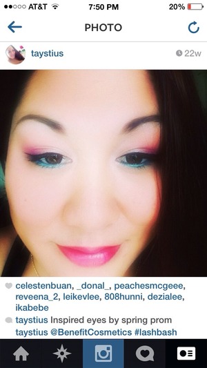 Just a fun colorful spring look with my new coastal scents 252 palette. 