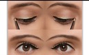 Delinear ojos: Doble delineado dorado y negro + Inspirado Sofia Vergara + Makeup tutorial por Lau