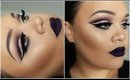Dramatic Cut Crease & Dark Matte Lips | Makeupwithjah