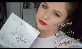 BH Cosmetics Carli Bybel Deluxe Palette - Live Swatches, Review, Comparrison | Danielle Scott