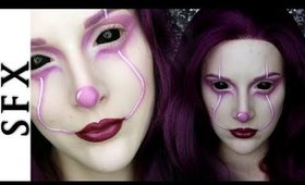 Neon Demonic Glam Pennywise Halloween Makeup Tutorial | Caitlyn Kreklewich