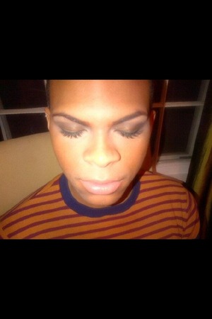 Used T.Barnes Cosmetics for eyes, face, and lips. 