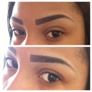 eyebrows only. 