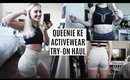 workout clothes try on haul + GIVEAWAY! queenie ke