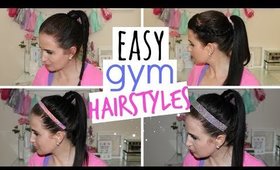 Easy Hairstyles for the Gym!
