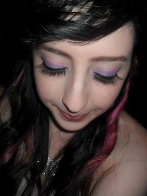 I did this makeup on myself for my senior prom. 
ROCKERESQUE BEAUTY CO.
LOOSE EYESHADOW - SCHOOLYARD CRUSH