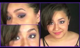 Purple Smokey Eye Makeup Tutorial (NoBlandMakeup)