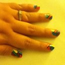 80's Style Nail Design
