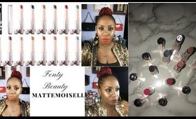 Fenty beauty Mattemoiselle Plush Matte lipstick review