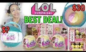 LOL SURPRISE BEST DEAL TOY UNBOXING! PEARL SURPRISE LIL SIS AND PETS!