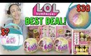 LOL SURPRISE BEST DEAL TOY UNBOXING! PEARL SURPRISE LIL SIS AND PETS!