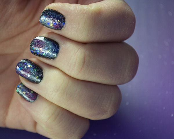 galaxy nail art tutorial #DIY | Galaxy nails tutorial, Galaxy nails, Nail  tutorials