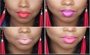 Smashbox Be Legendary Triple Tone Lipstick | Ombre Lipasticks Swatches and First impressions
