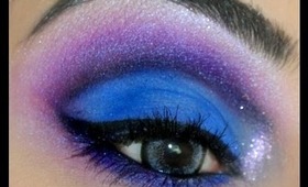 Bold Blue&Purple CutCrease