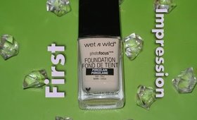 Wet N Wild Photo Focus Foundation First Impressions