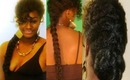 Protective Style: Elegant Jumbo French Braid for Short or Fine Hair