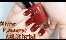 How To: Glitter Placement Nails!