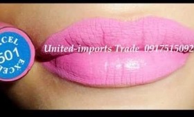 excel paris 24hr matte lip creams swatches all colors